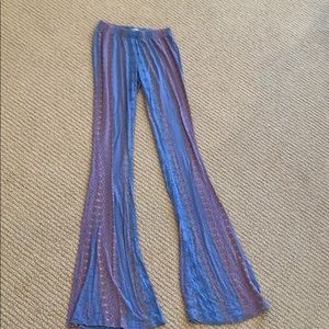 Patterned pants (bell leg)